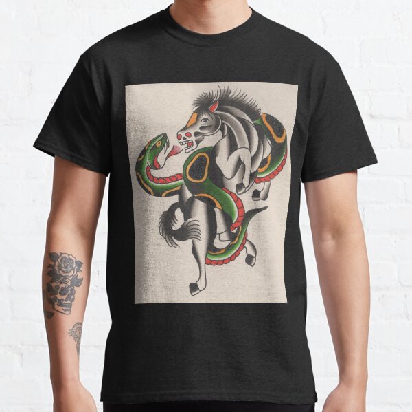 Horse Vs Snake Classic T-Shirt