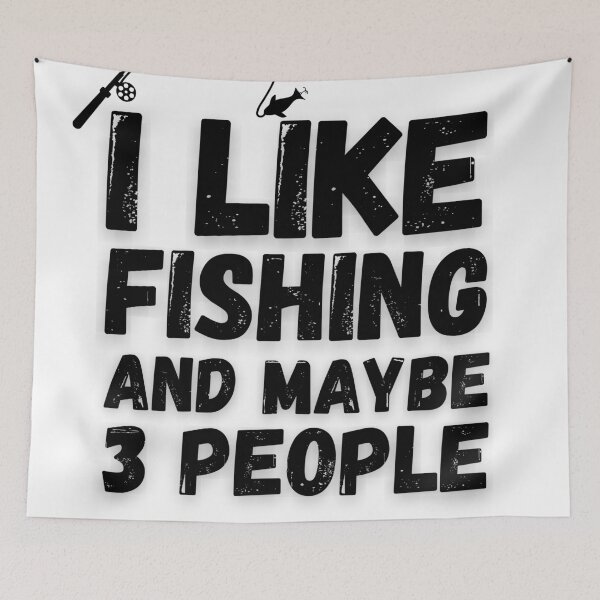 Item preview, I Like Fishing And Maybe 3 People.  designed and sold by Worranarin.