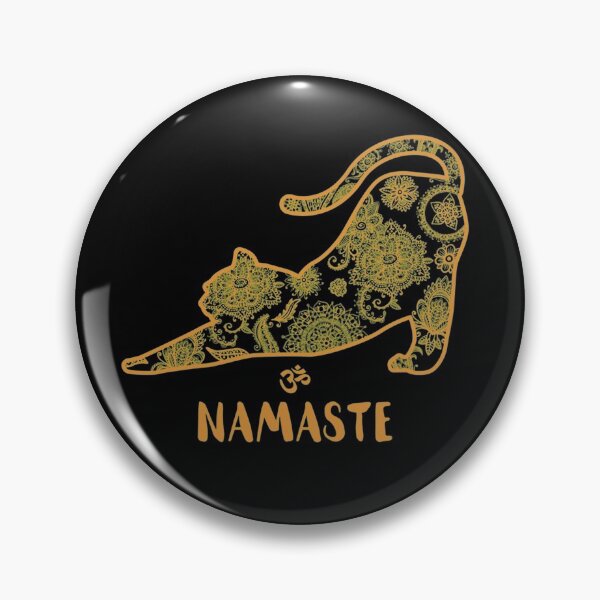 Item preview, Cat Yoga Namaste OM Funny Yoga Gift designed and sold by mlnana.