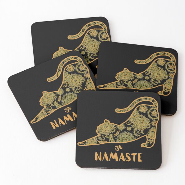 Item preview, Cat Yoga Namaste OM Funny Yoga Gift designed and sold by mlnana.