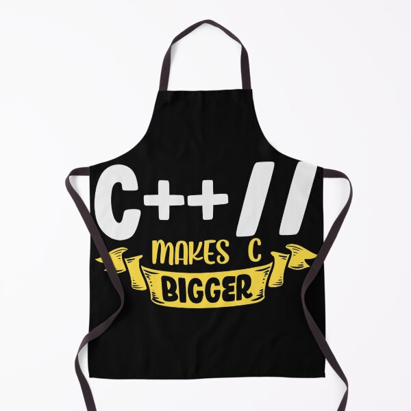 Item preview, C++// makes C bigger IT Script writing shirt designed and sold by Grinover.