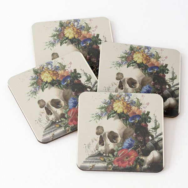 Item preview, Still Life with Skull and Flowers designed and sold by hashnan21.
