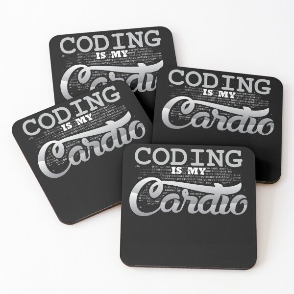 Item preview, Coding is my Cardio sports IT Programming designed and sold by Grinover.