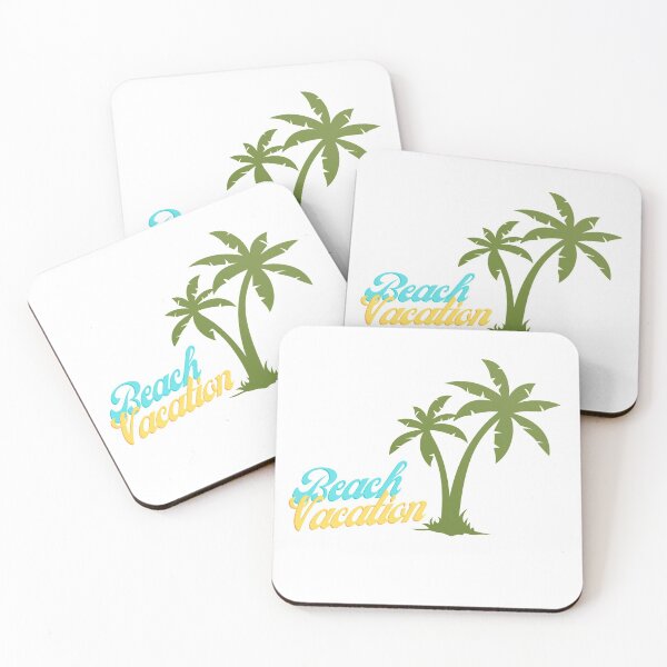 Item preview, Beach vacation and green tree designed and sold by ShopThousand.