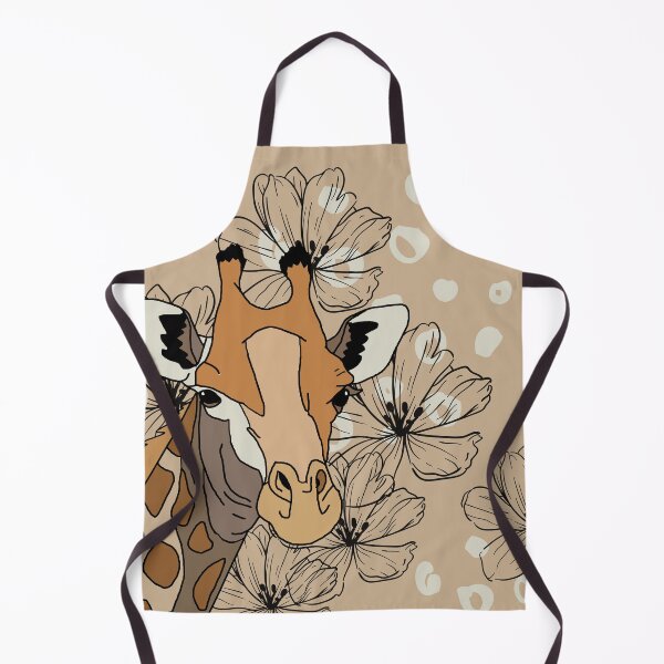 Item preview, Boho Giraffe Beige Print designed and sold by BohoMoon.
