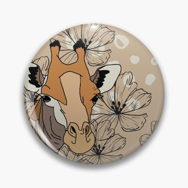 Item preview, Boho Giraffe Beige Print  designed and sold by BohoMoon.