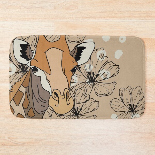 Item preview, Boho Giraffe Beige Print  designed and sold by BohoMoon.