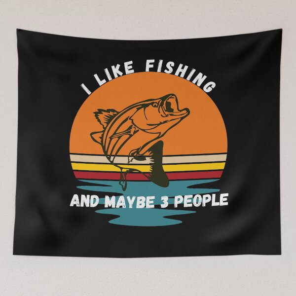 Item preview, I Like Fishing And Maybe 3 People.  designed and sold by Worranarin.