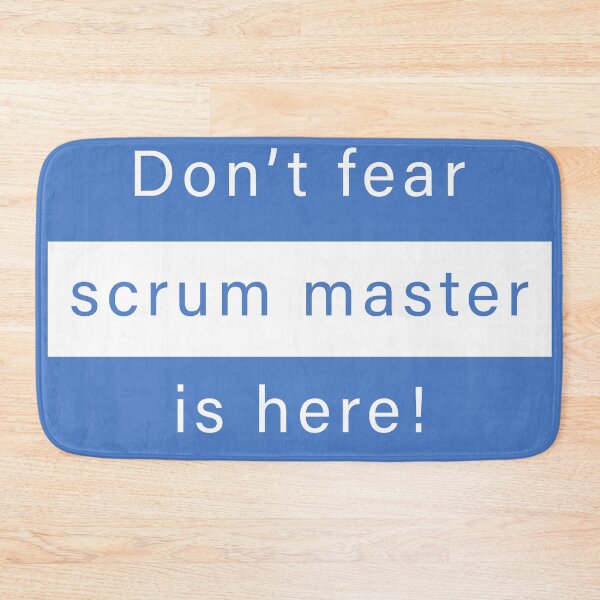 Item preview, Don't fear, scrum master is here designed and sold by svanaerschot.