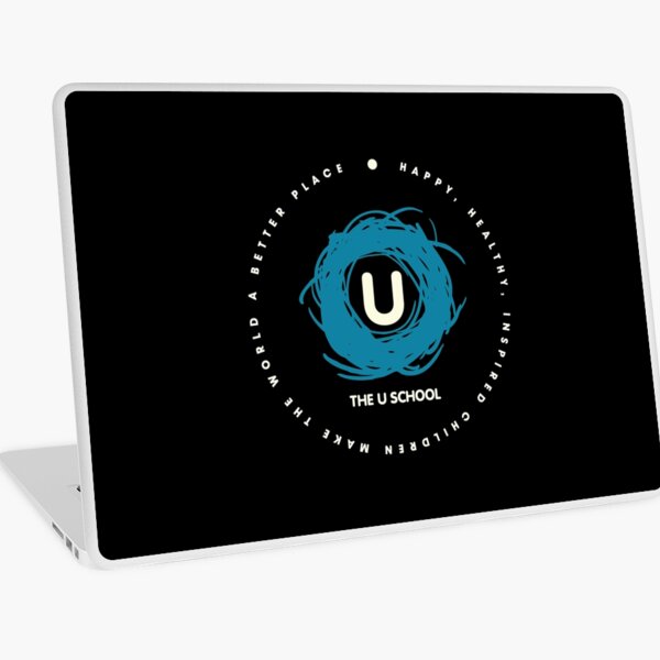 U Turquoise Logo w/ Purpose Laptop Skin