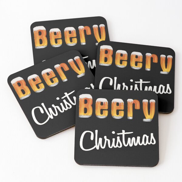 Item preview, Beery Christmas glass of beer snow and foam designed and sold by Byfab.