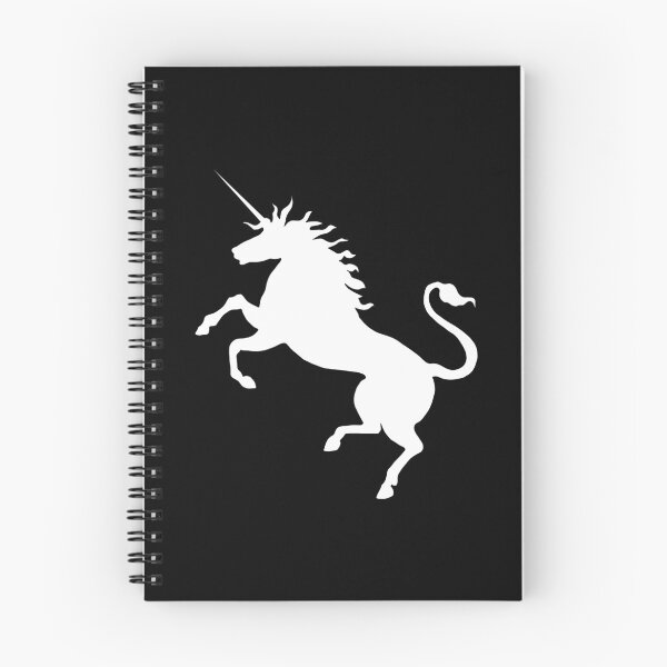 Item preview, Scottish White Rearing Unicorn Silhouette  designed and sold by MacPean.