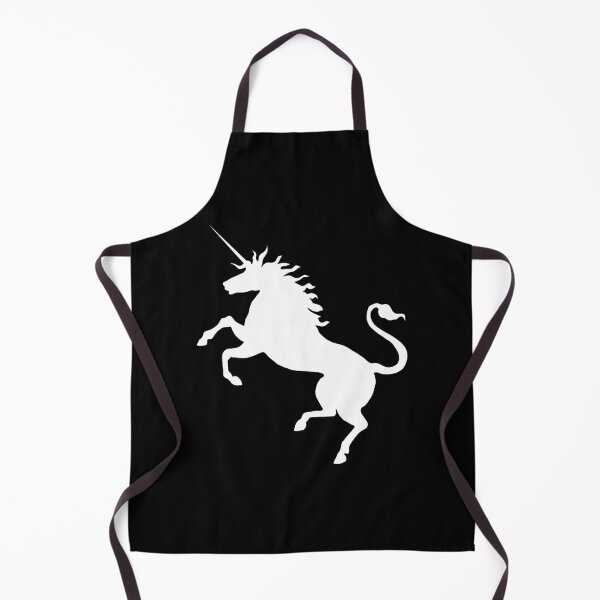 Item preview, Scottish White Rearing Unicorn Silhouette designed and sold by MacPean.