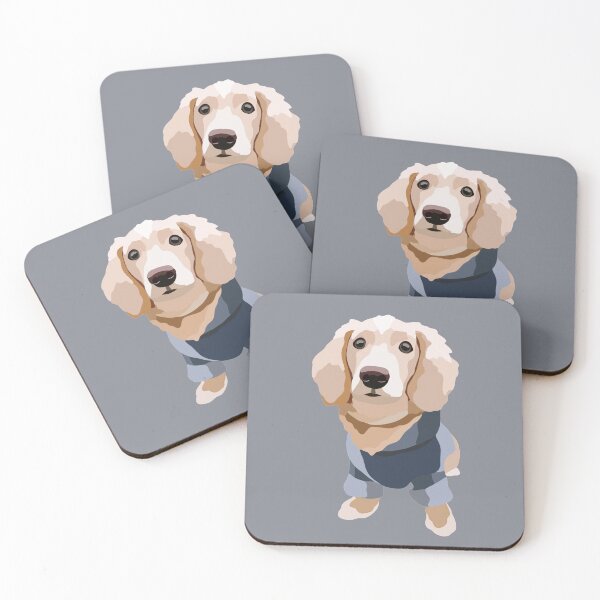Item preview, Mini Dox Dog Portrait Digital Illustration designed and sold by sherylwylie.