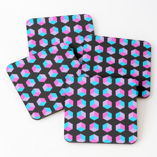 Item preview, Geometric multi coloured cubes  designed and sold by Md1982.