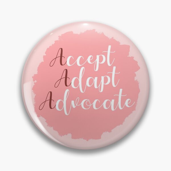 Item preview, Accept adapt advocate designed and sold by CricketDoodles.