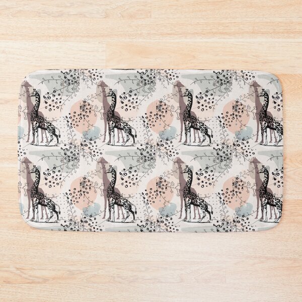 Item preview, Boho Giraffe Jungle Line Art Print  designed and sold by BohoMoon.