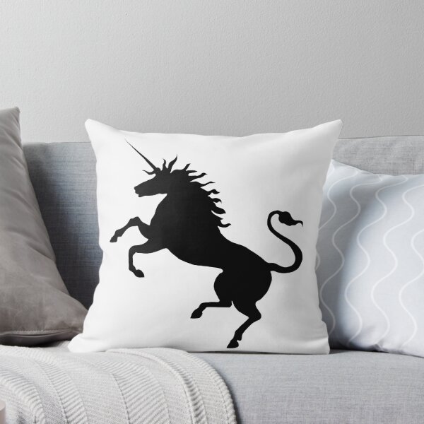 Item preview, Scottish Black Rearing Unicorn Silhouette  designed and sold by MacPean.