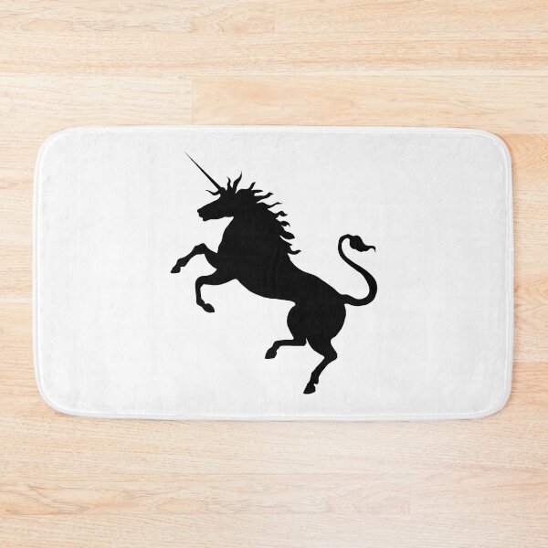 Item preview, Scottish Black Rearing Unicorn Silhouette  designed and sold by MacPean.