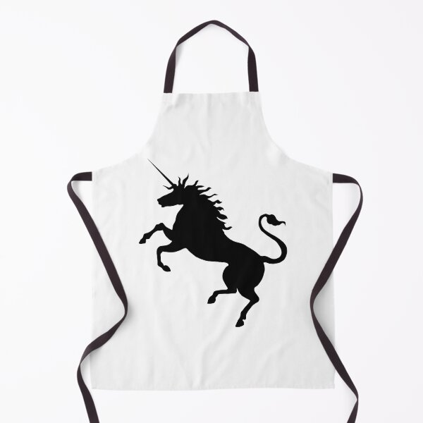 Item preview, Scottish Black Rearing Unicorn Silhouette designed and sold by MacPean.