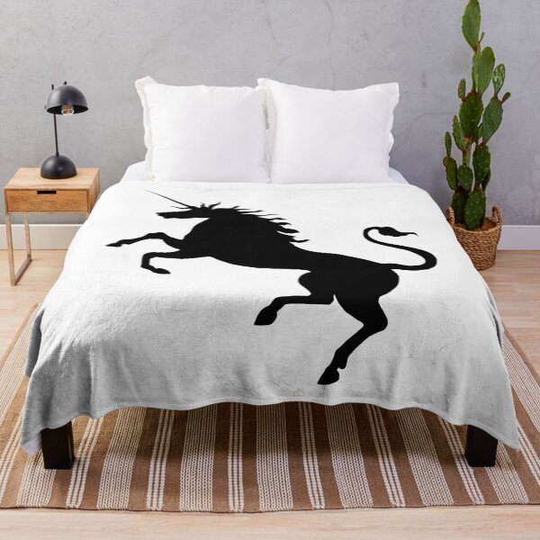 Item preview, Scottish Black Rearing Unicorn Silhouette designed and sold by MacPean.