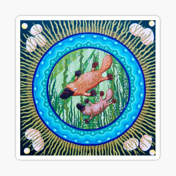 Australian Platypus Sticker