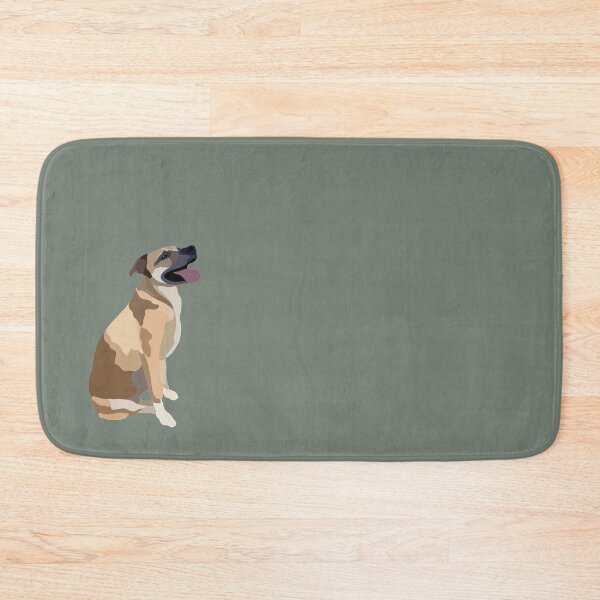 Item preview, Black Mouth Cur Dog Portrait Digital Illustration designed and sold by sherylwylie.