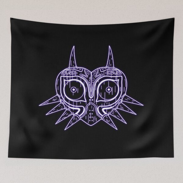 Item preview, White and purple mask designed and sold by Jess-Xs.