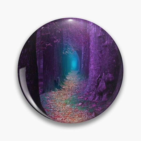 Item preview, Violet Aubergine Forest Trailway designed and sold by lotusbud.