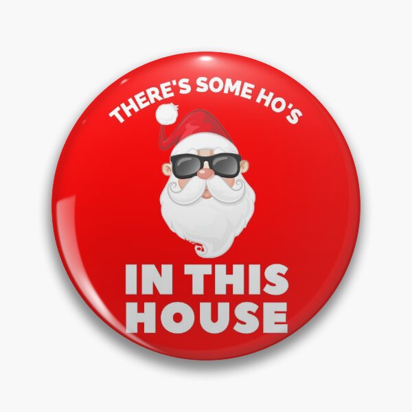 Item preview, There's Some Ho's in this House Funny Naughty Santa Claus Inappropriate Christmas 2020 Gift for Friends & Family Essential Design designed and sold by OneandHalf.