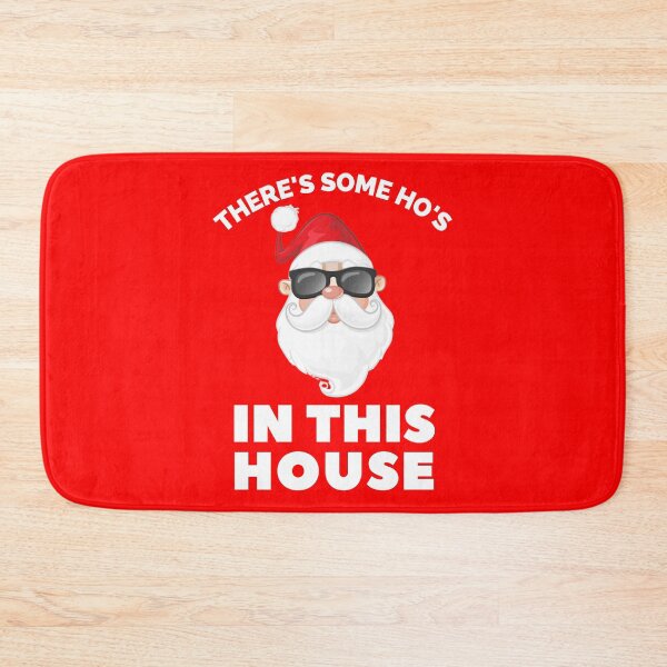 Item preview, There's Some Ho's in this House Funny Naughty Santa Claus Inappropriate Christmas 2020 Gift for Friends & Family Essential Design designed and sold by OneandHalf.
