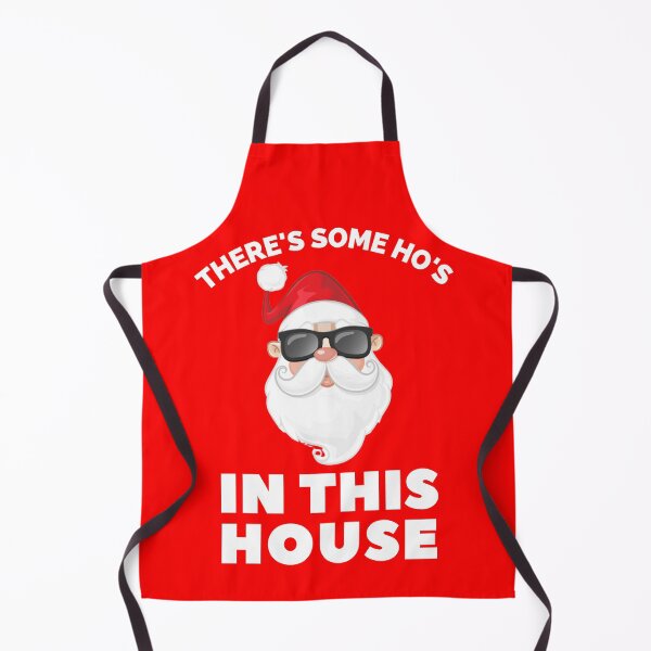 Item preview, There's Some Ho's in this House Funny Naughty Santa Claus Inappropriate Christmas 2020 Gift for Friends & Family Essential Design designed and sold by OneandHalf.