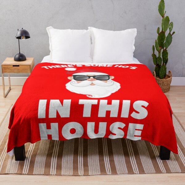 Item preview, There's Some Ho's in this House Funny Naughty Santa Claus Inappropriate Christmas 2020 Gift for Friends & Family Essential Design designed and sold by OneandHalf.