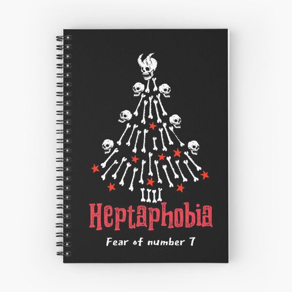 Item preview, Heptaphobia - fear of number seven designed and sold by PhobiaStore.