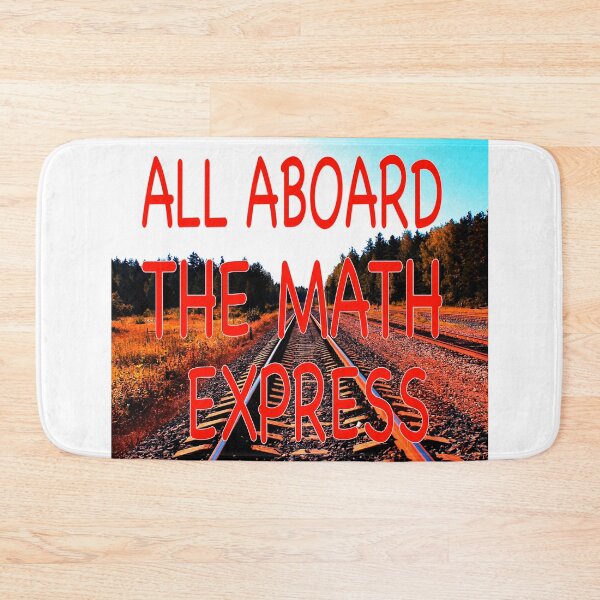 Item preview, All Aboard The Math Express Rails Photo designed and sold by EdwardMonet.