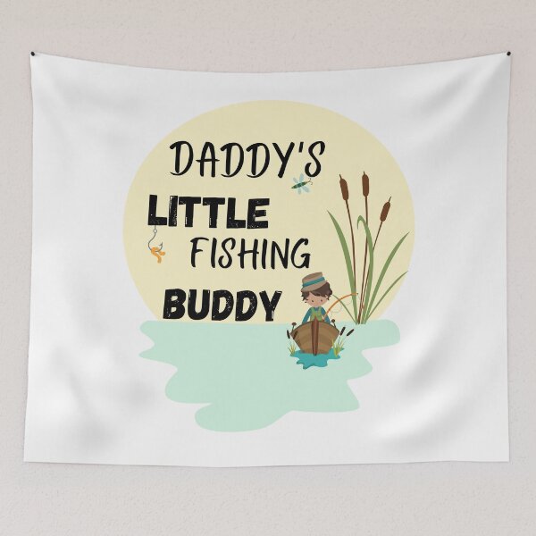 Item preview, Daddy's little fishing buddy designed and sold by Worranarin.