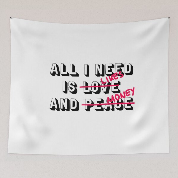 Item preview, All I need is Likes and Money designed and sold by Kupferstrich.