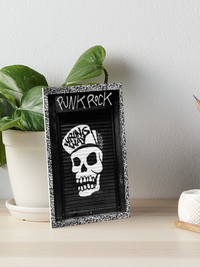 Punk Rock - Wrong Way - Spray Paint Graffiti Style Leopard