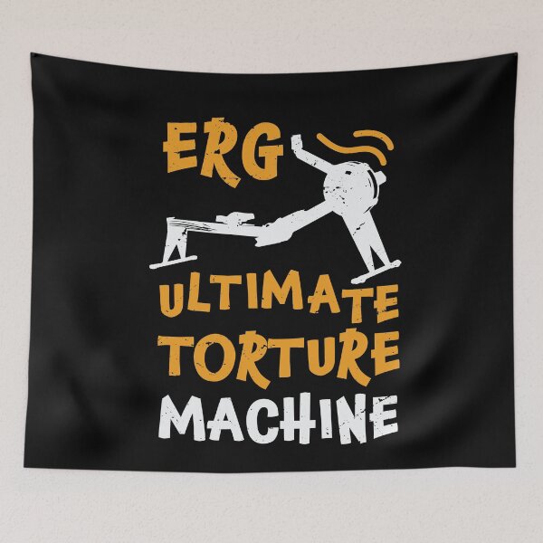 Item preview, ERG ultimate torture machine, rowing athlete, rowing gift idea, rowing lover present designed and sold by anodyle.