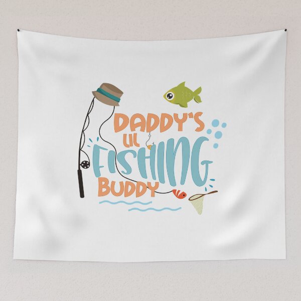 Item preview, Daddy's little fishing buddy designed and sold by Worranarin.