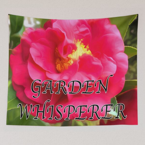 Item preview, Garden Whisperer with impressionist Camellia designed and sold by EdwardMonet.