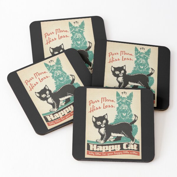 Item preview, Purr More - Hiss Less - Cats - Vintage Style designed and sold by mlnana.