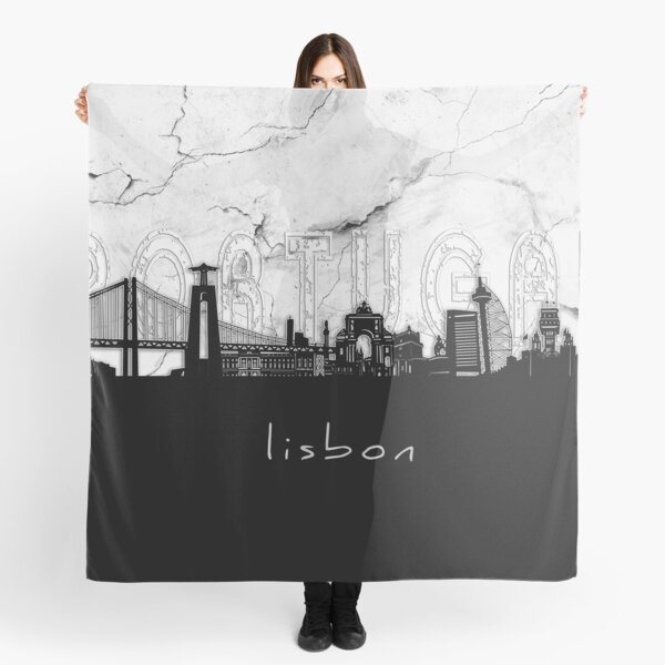 Item preview, lisbon skyline marble designed and sold by BekimART2.