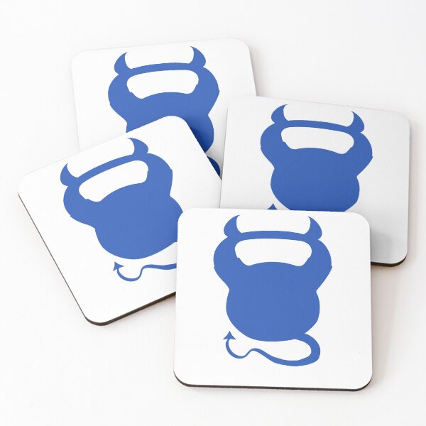 Item preview, Kettlebell Devil (Blue) designed and sold by Bear Cave Designs.