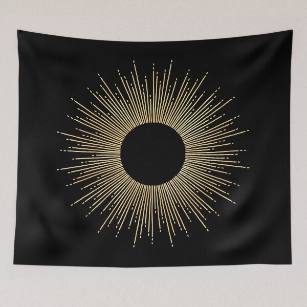Item preview, Cosmic Gold Mandala sunrise designed and sold by cutecrazytshirt.