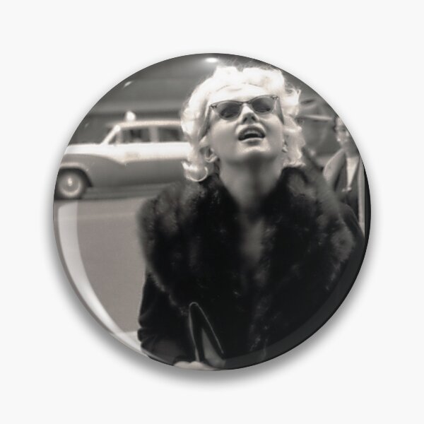 Marilyn Monroe - Candid Moment on the Street in New York City Pin