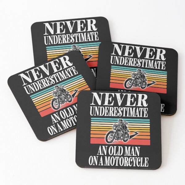 Item preview, Never Underestimate An Old Man On A Motorcycle Essential designed and sold by Glike.