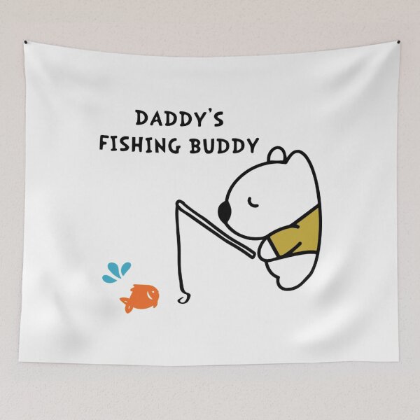 Item preview, Daddy's little fishing buddy designed and sold by Worranarin.