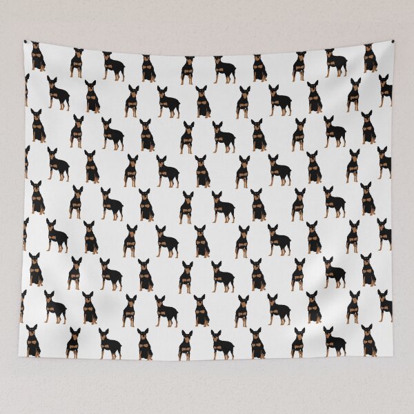 Item preview, Miniature pinscher motif designed and sold by petsvects.