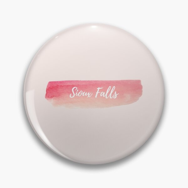 Item preview, Sioux Falls - Watercolor (Pastel Rose Pink) designed and sold by CityCollection.